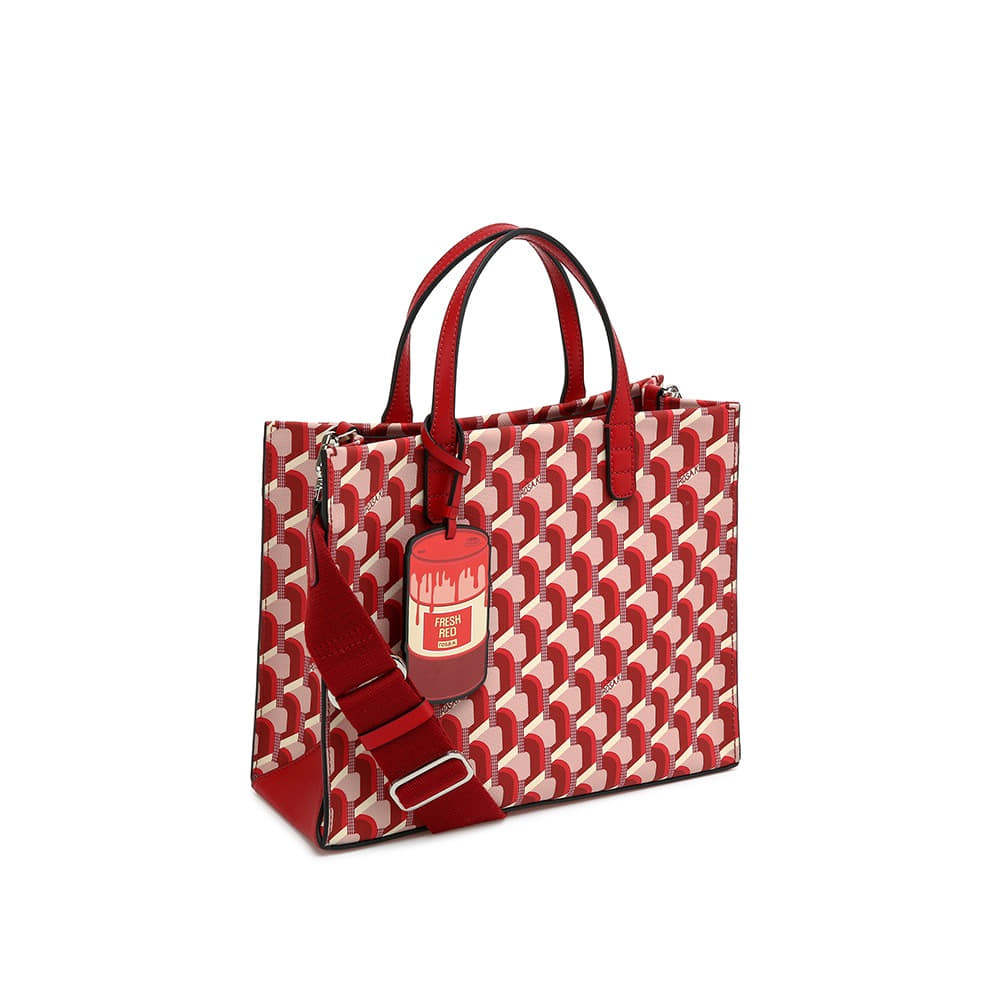 CABAS MONOGRAM DAY TOTE REAL RED_M